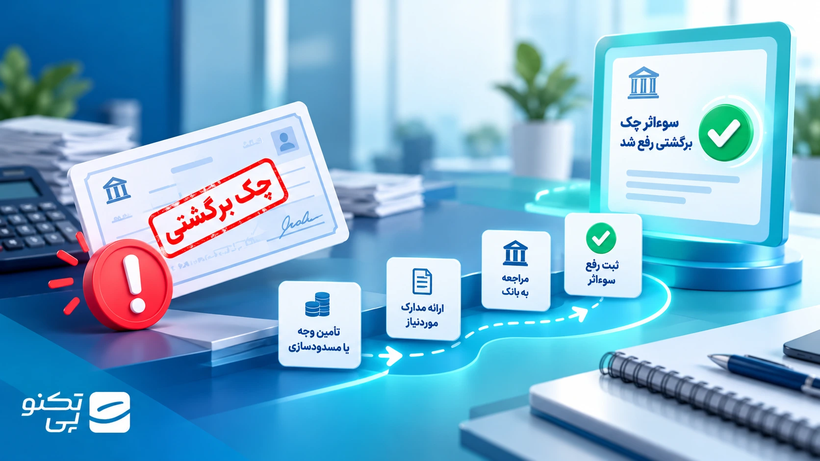 روش رفع سوء اثر چک برگشتی